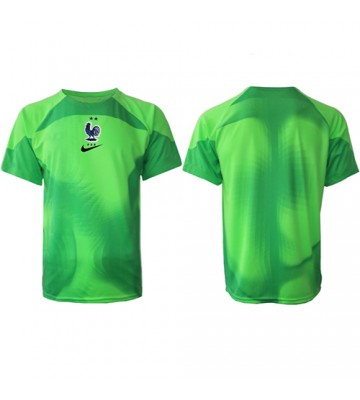 Maillot de foot France Gardien de but Extérieur Monde 2022 Manches Courte